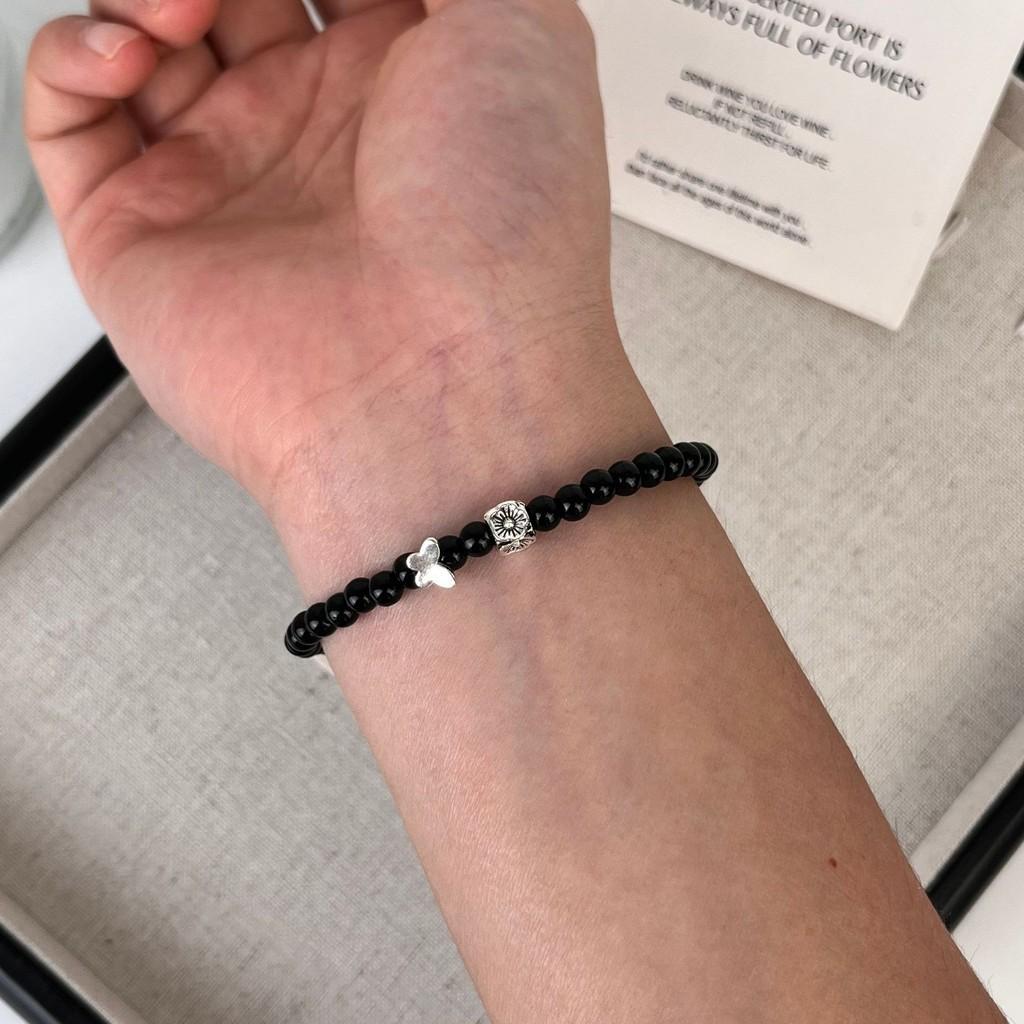 Chinese Retroinspired Style Alloy Bracelet For Women With Beads Geometric