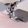 1pc Multifunctional Sewing Machine Accessory, Fabric Edge Sewing Foot with Brush, G-Hook Overlock Stitching Attachment for Home Use