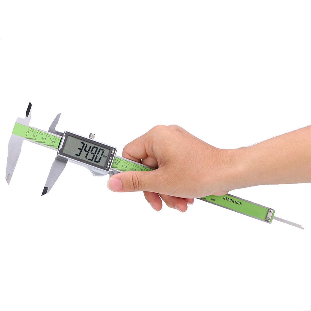 Digital Vernier Caliper Accurate Stainless Steel High Strength Electronic Ruler Gauge200mm