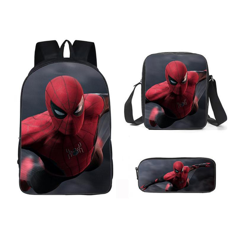 Backpack Piece Three Set Waterresistant Material Kids For