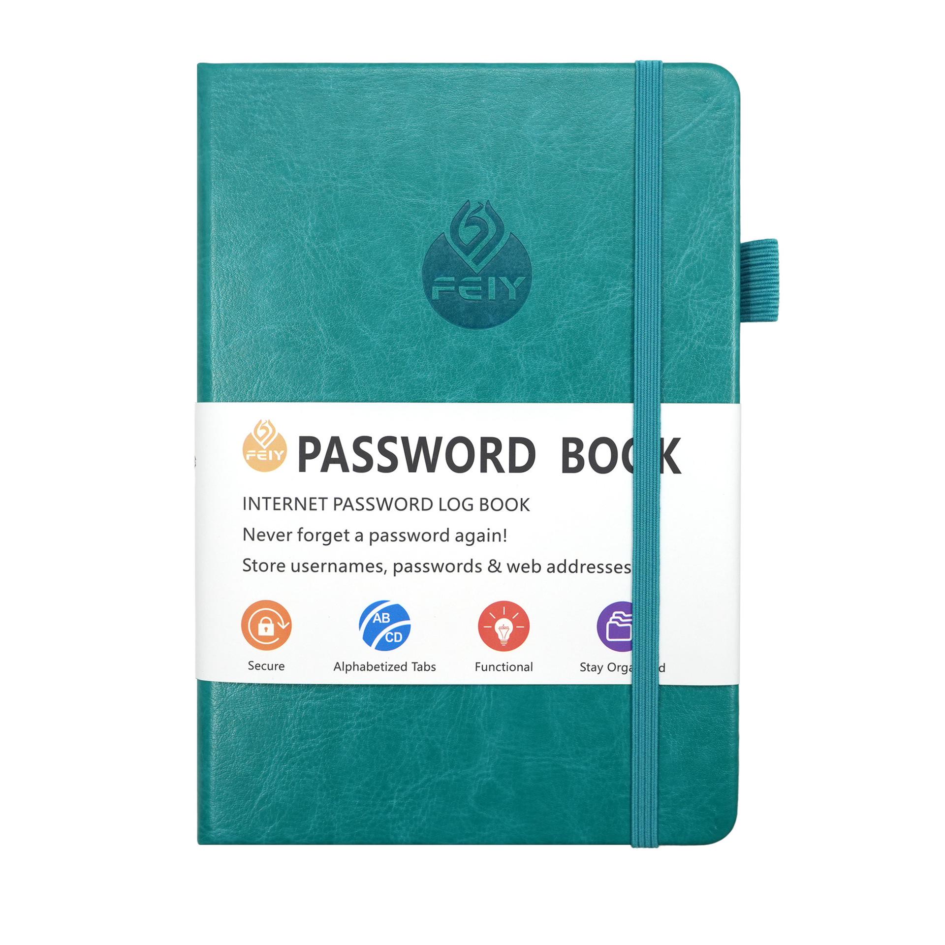 

32K English Minimalist Password and Address Book with Cross-border Ribbon 32K