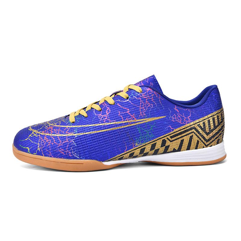 Ic Football Shoes Indoor Flat-Bottom Beef Tendon Sole Cement Floor Non-Slip Leather Feet Men'S And Women'S Children'S Youth Training Shoes