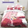 Darling In the Franxx Soft Comfort Duvet Cover, Kids Bedding Set Gift, Size Various Options -HE7