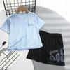 2026 Boys' Summer Sportswear: Short Sleeve and Shorts Mesh Set in 20 Colors