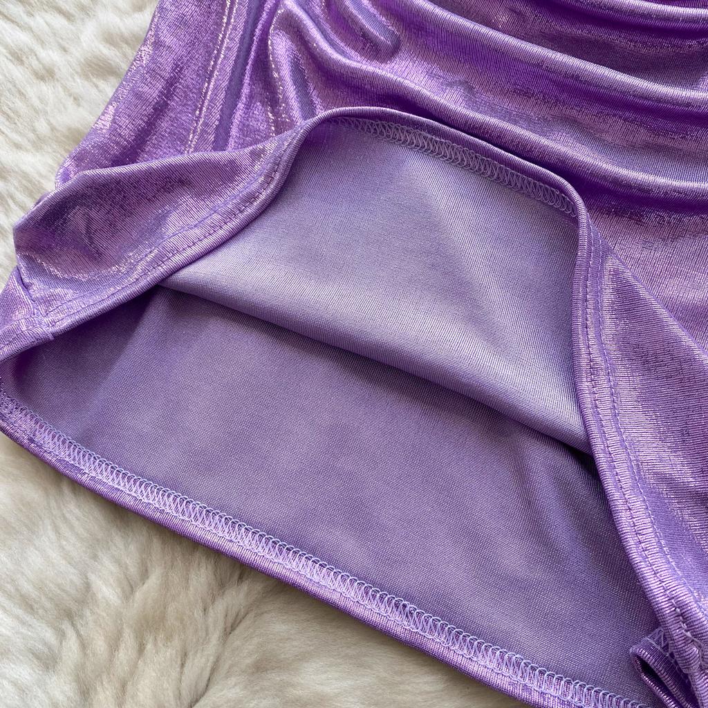 Sommer Dame V-hals Spaghettistropp Mini Kort Sexy Klubbfest Slim Bodycon Futteralkjoler