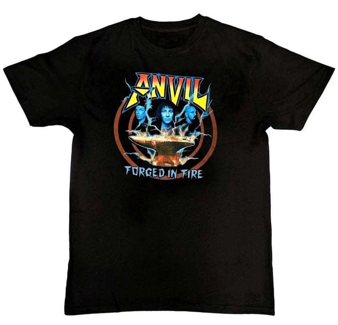Anvil Band Forged in Fire Album Graphic Mens T-Shirt S