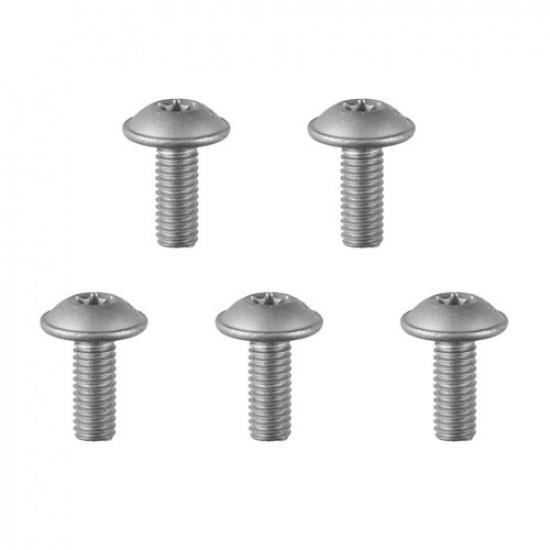 5PCS Torx Screws Metal Bolt M6 X 16Mm Silver N000000001476 For Mercedes Benz