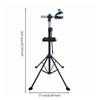 Two-Wheeled Vehicle Repair Stand Featuring Clamp Floor-Standing Bike Workstand