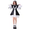 Black & White Lolita Maid Costume Dress for Women & Crossdressers