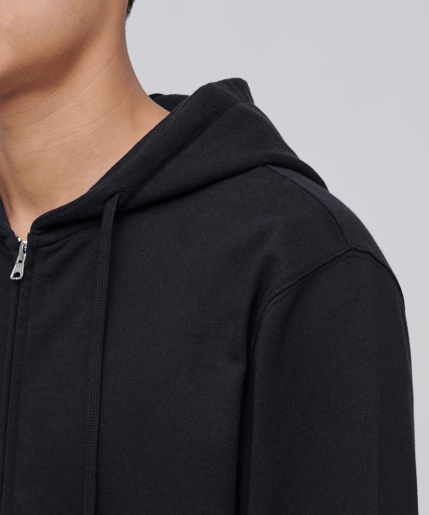 Musinsa Standard Hooded Sweat Zip-Up [Black]