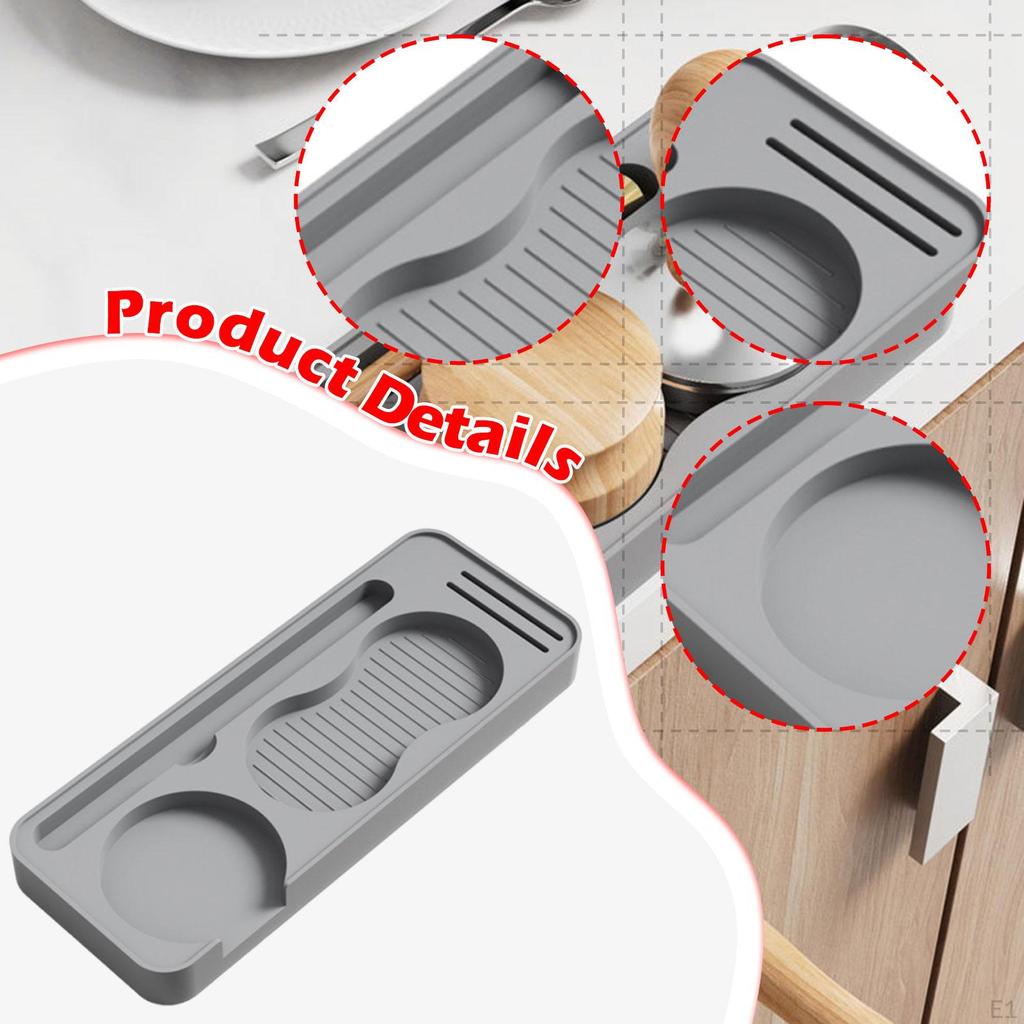 Storage Mat for Espresso Tampers, 24 X 9.4 2.2 Cm, Distributors, Baskets,