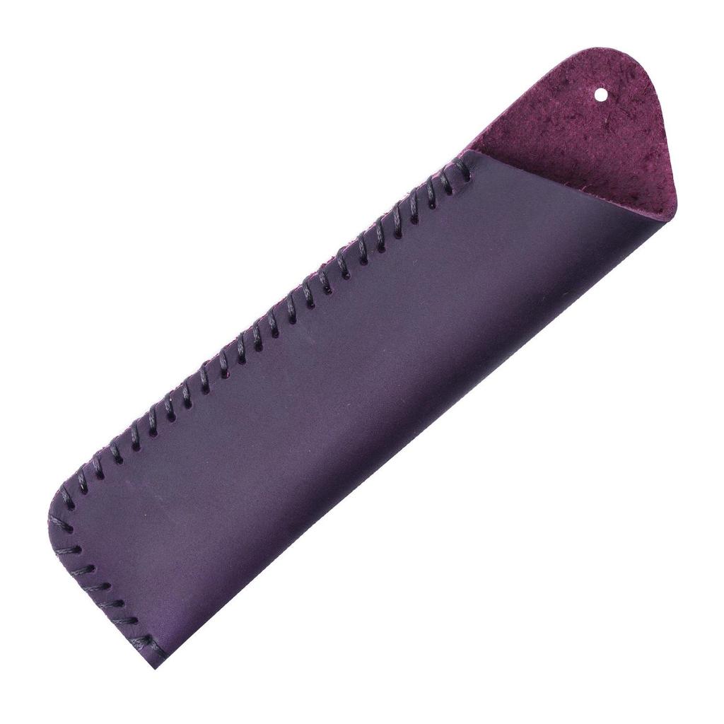 Genuine Leather Retro Pen Case - Handmade First Layer Cowhide Pencil Bag, Creative Gift Protective Cover