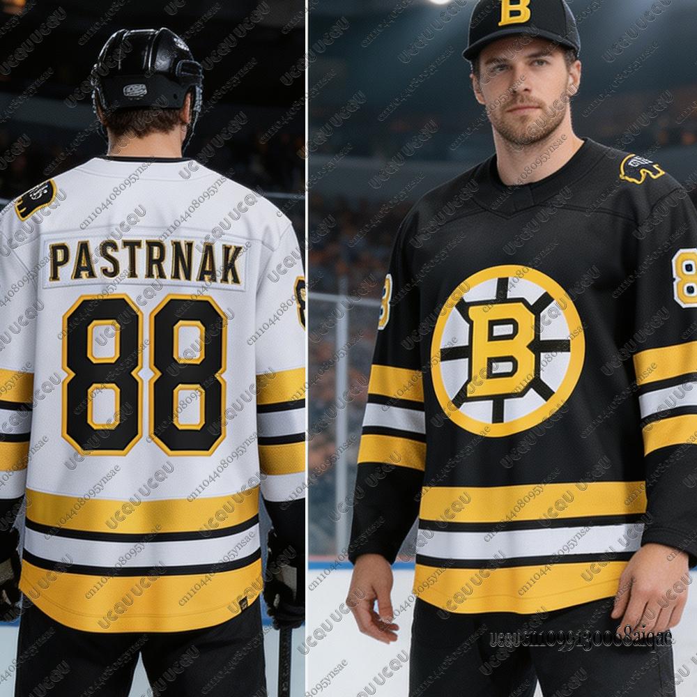 Nuove maglie da hockey su ghiaccio Autunno Inverno per Uomo Maglie da hockey Boston Bruins T-shirt sportive casual a manica lunga Maglie da donna Uomo