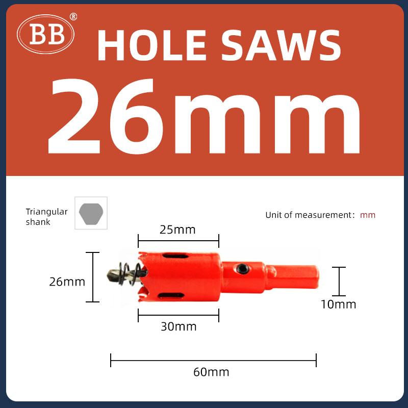 Hole Saws Drilling for Wood Plastic PVC Thin Sheet Aluminum Alloy 16mm-100mm DIY Woodworking Forester Bit Metal Cutting