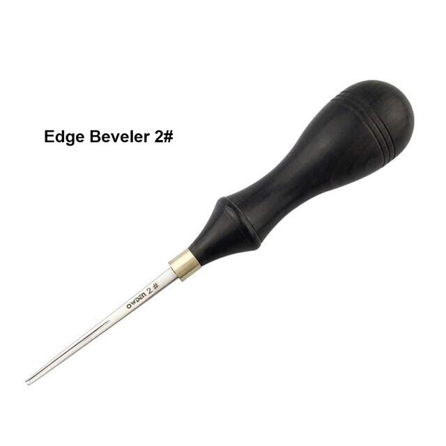 Leather Edge Beveler Tool Leathercraft Tool Leather Skiving Tool DIY Ostrá ořezávací fréza Kožená kulatá fréza