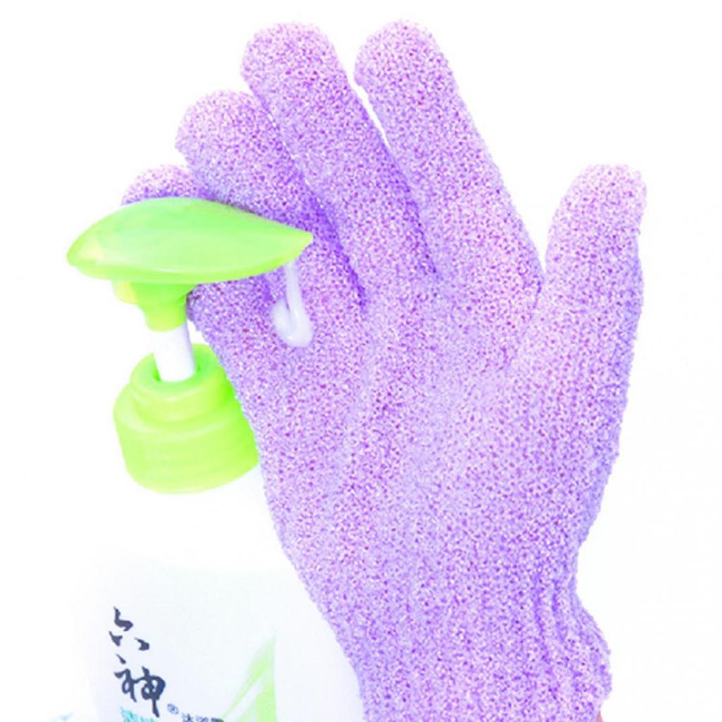 1x Dusche Peeling Körper Peeling Handschuh Abgestorbene Haut Entfernung Massage Spa Bad Mitt