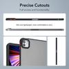 For iPad Pro 11 (2024) Case Skin Touch Matte Acrylic TPU Shockproof Tablet Cover