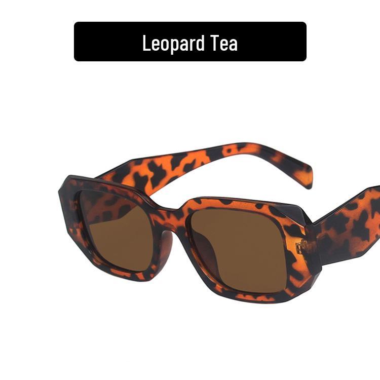 P Family 2021 Women's Irregular Square Sunglasses - Big Face Influencer Style