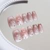Cat's Eye Wearing Nail Removable Nail Art Piece French Nail Piece Small Short T Love Polka Dot Nail Art Patch 30 Pieces