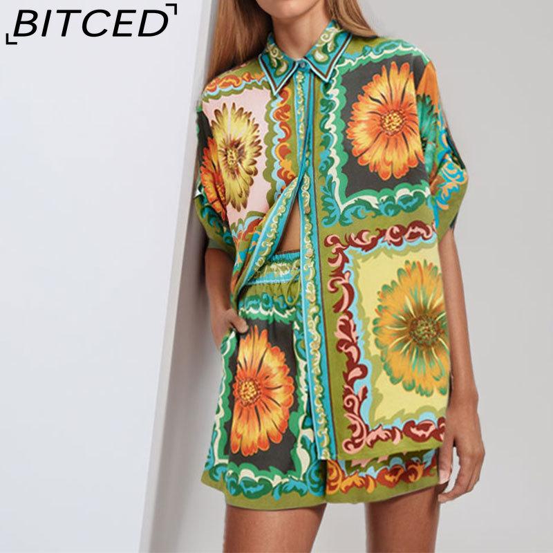 

BITCED Spring Women s Commuter Mid-Waist Trendy Strappy Full-Skirted Fashionable Casual Set XXXL