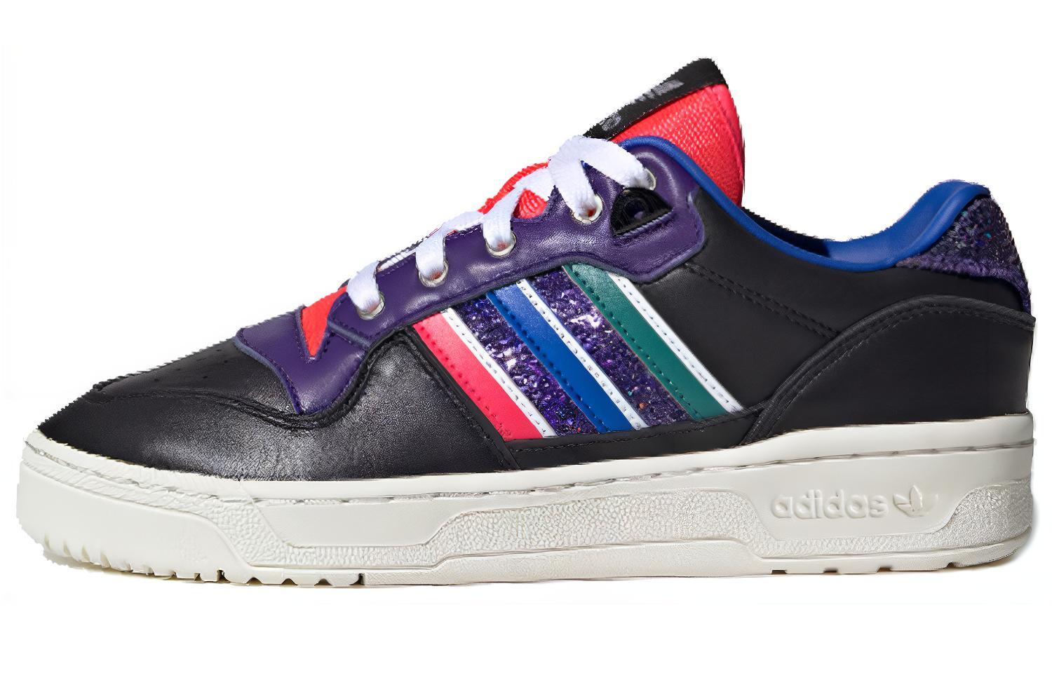 Adidas Rivalry Low  Black Purple Red  Women s FW9618 36