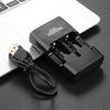 LiFePo4 Battery Charger Multifunctional 2 Slot Intelligent Lithium Battery Holder For RCR123 RCR2 16340 17335 14250