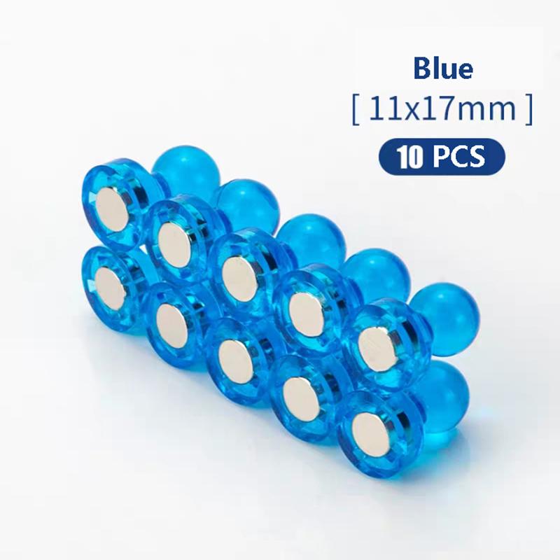 10 Pcs Push Pin Magnet Pushpin Office Pushpin Strong Neodymium Cone Magnet Super Refrigerator Sticker Magnetic Pushpin