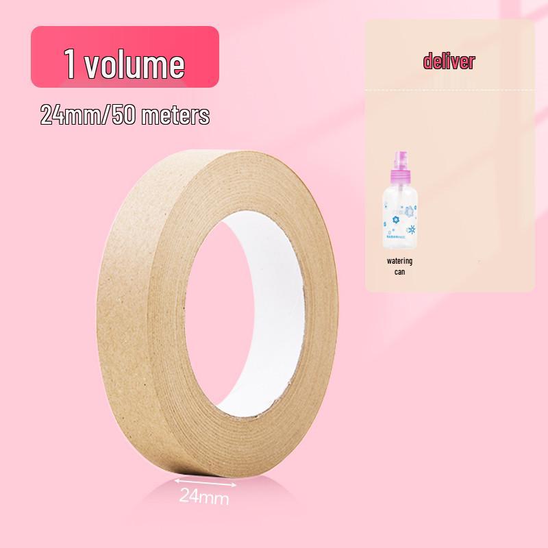 Kraft Paper Tape for Art & Painting - Self-Adhesive, Water-Activated, Multi-Purpose for Students & Kids.
