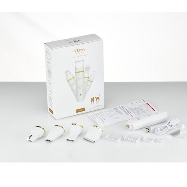 Veras Pet Multicare 4 in 1 IPX7 Waterproof Hair Clipper VP-1004, Korean pet shampoo