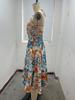 Summer Sexy Off-the-Shoulder Halter Neck Women's Dress
