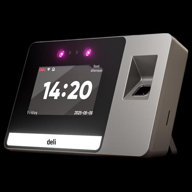 Deli AH426C Smart Cloud Wi-Fi Multi-Biometric Attendance Machine CN plug (adapter included)
