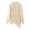 European and American Style, New Women's Fashion, Chic, Fashionable, Versatile Pleated Shirt 1080219