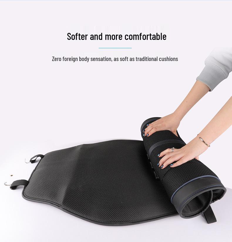 Car Ventilation Cushion with Cooling Airflow and Ice Silk Cover