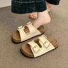 New Fashionable and Casual Women's Shoes with Thick Soles, Beach One-shoulder Shoes and Slippers