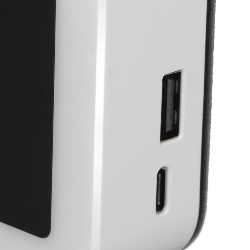 Wireless Charging Alarm Clock USB Reverse Charging LED Large Screen Rectangle Digital Alarm Clock for Bedroom