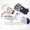 USB Heated Touch Screen Ski Gloves for Winter Outdoor Cycling