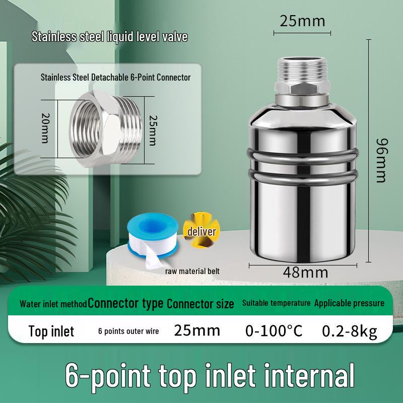 Automatic Water Tank Overflow Prevention Float Valve Controller