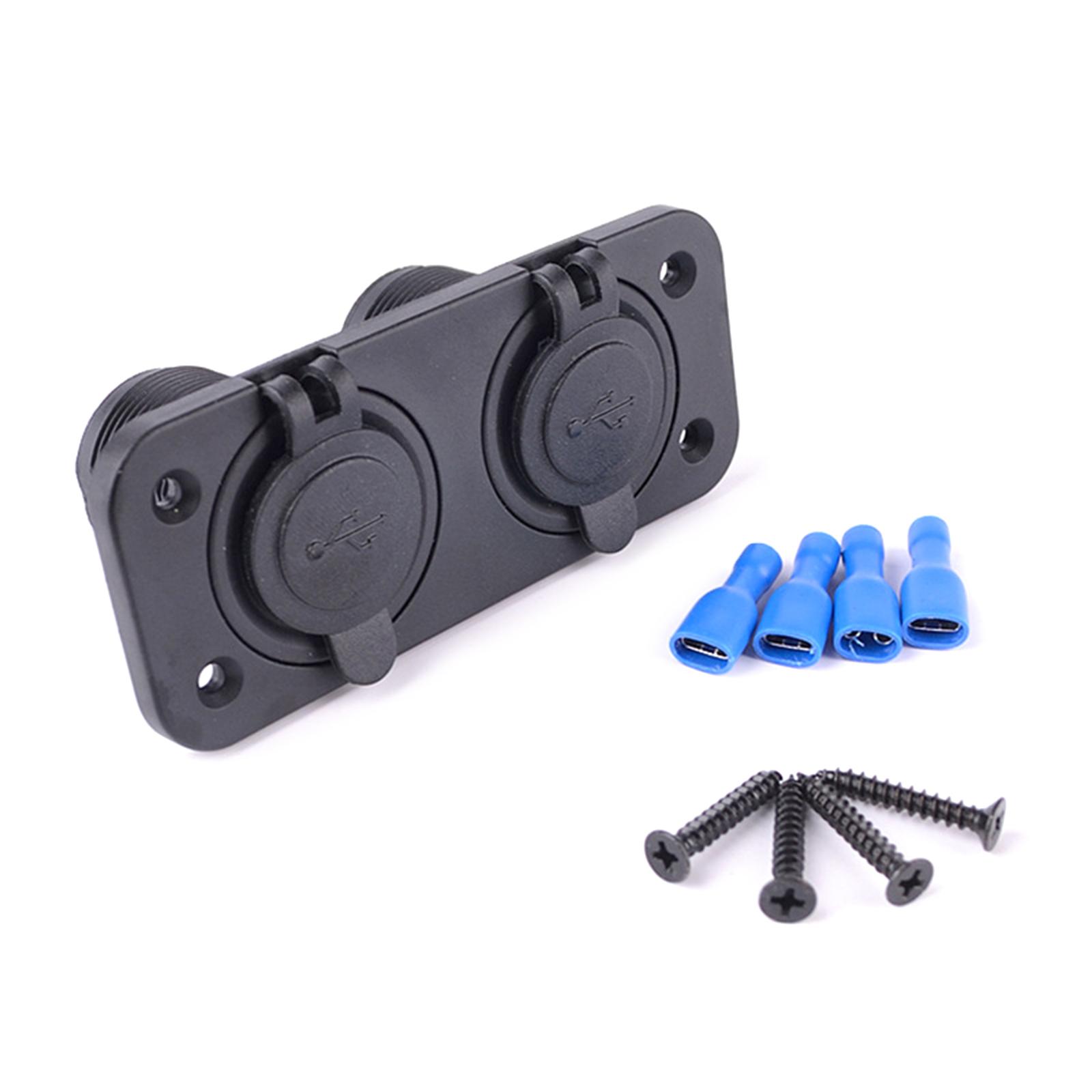 

Четыре USB гнезда для автомобильного зарядного устройства 12/ розетка для зарядки телефона Адаптер питания с крышкой для мотоцикла, лодки, морского транспорта, грузовика, квадроцикла, кемпера