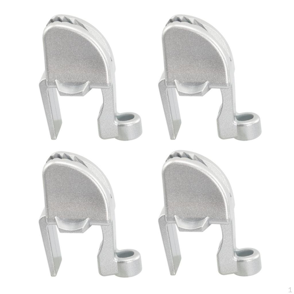 4 Pieces Adjustable Boat Guard Clip | Secure Rope Attachment Hole,