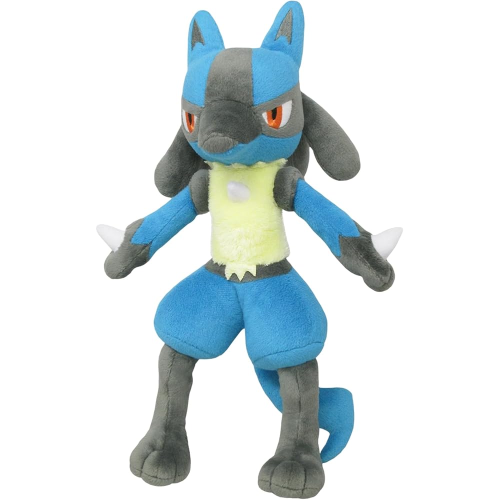 Sanei Boeki Pokmon All Star Collection Lucario Plush Toy 10.5x10x29.5cm
