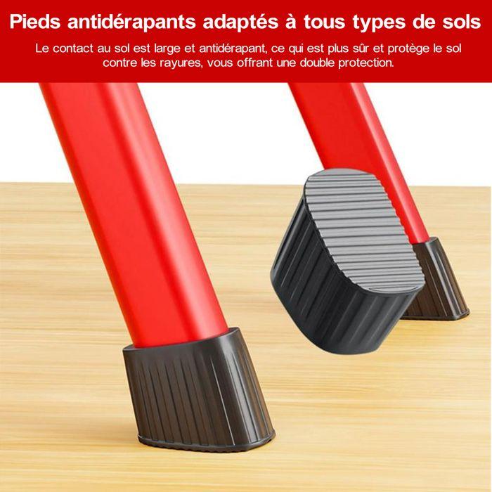 Escabeau - FOXSPORT - 2 Marches - Pliable en Acier - Capacité 150 KG - Antidérapant