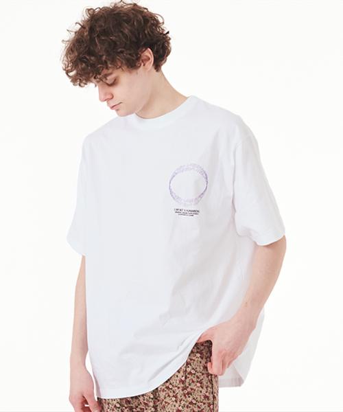 Aimnaseohyumeonbiing Circle Logo Tee - White