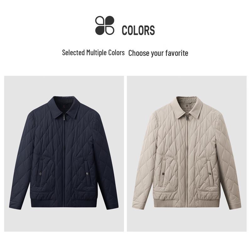 MONTAGUT Men's Corduroy Padded Lapel Jacket