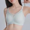 Adjustable Gathered Support Wireless Bra with Soft Jelly Strips