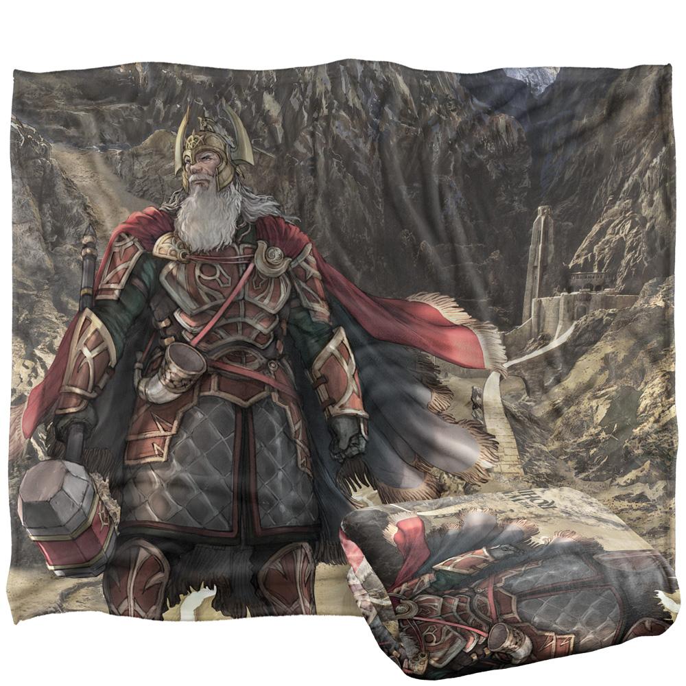 LORD OF THE RINGS The War Of The Rohirrim Silky Helm Hammerhand Supersoft Blanket