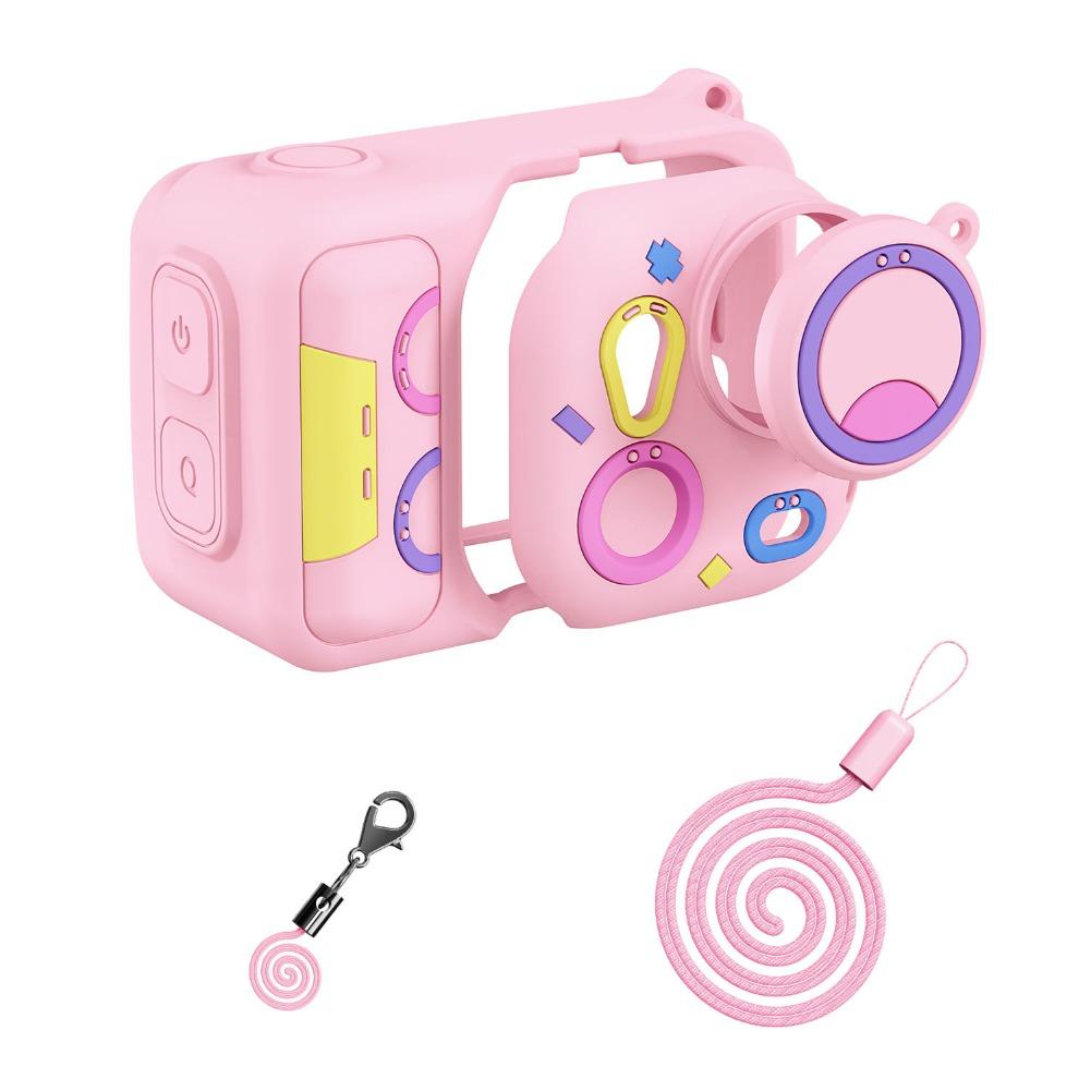 1pcs Silicone Protective Case For Insta360 Go Ultra Camera Cover Anti Dust Shock Resistant Accessories Set With Neck Strap Gift