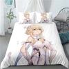 Nové anime Genshin Impact 3D tištěné ložní prádlo King povlak na přikrývku povlak na polštář povlak na peřinu ložní prádlo bytový textil