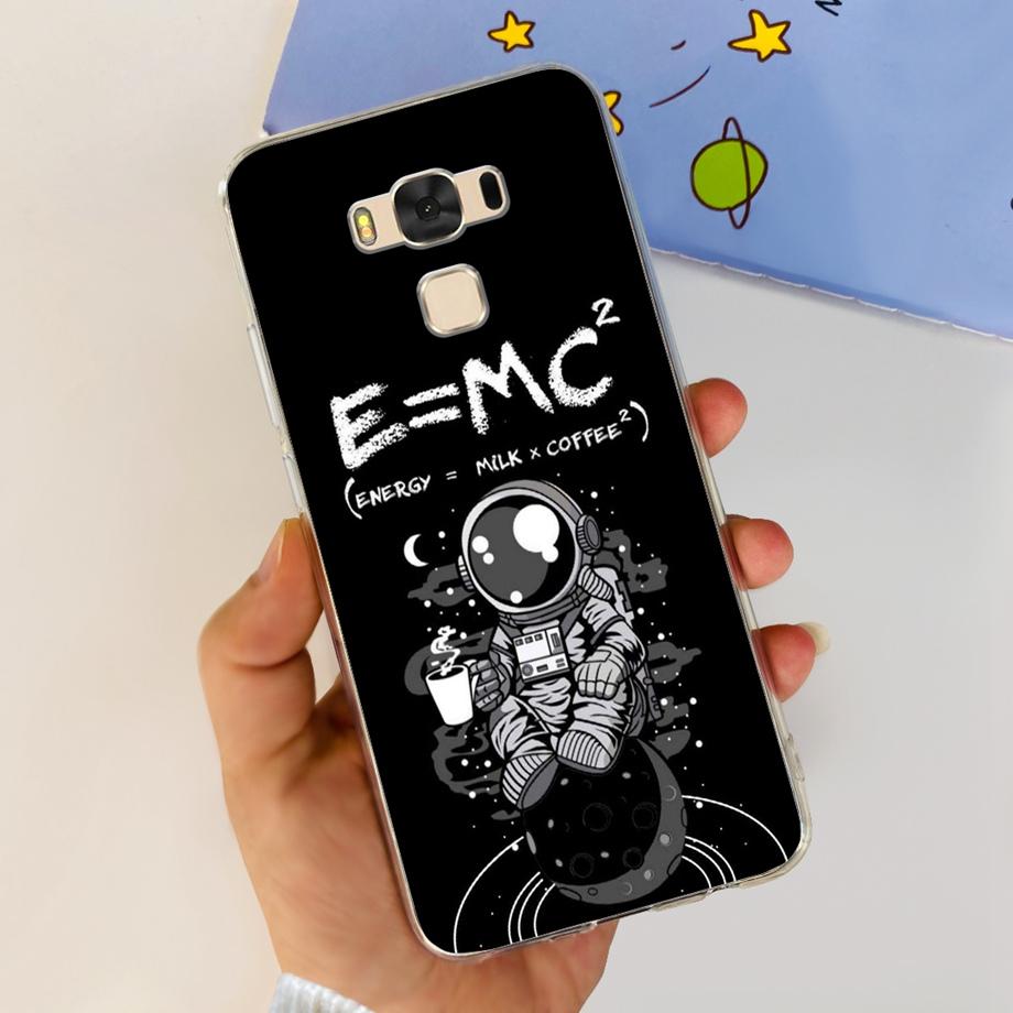 For ASUS ZenFone 3 Max ZC553KL Back Cover Case Soft Clear Silicone Shockproof Protection Funda Coque On ASUS ZC553KL Capas