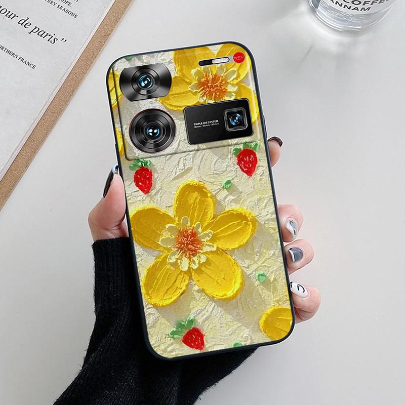 Case For nubia Z60 Ultra Black Matte Soft Silicon Phone For Nubia Z60 Ultra 5G NX721J Cover Coque Protective shell Z60Ultra
