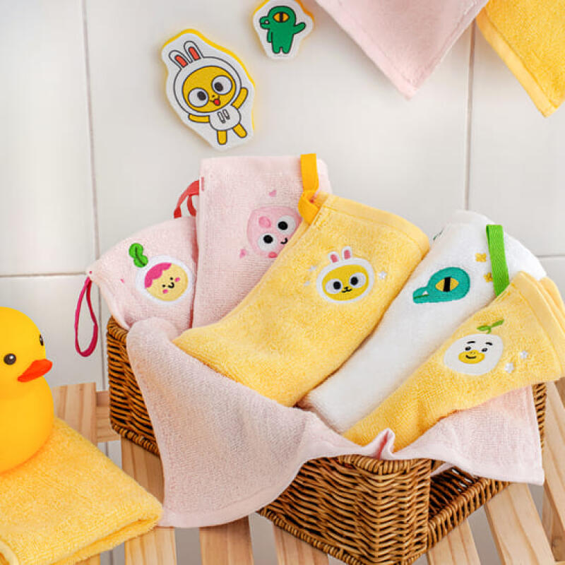 KF Kids Ring-Shaped Hand Towel Set (5pc) Hand towel set